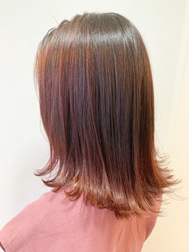 ライフ 四条畷店(Lyfe) ピンクハイライト_ヘルシースタイルふんわりカール_274