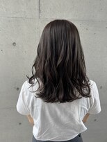 アチーブ ヘア デザイン(achieve hair design)&nbsp;韓国風スタイル グレージュカラーロングくすみカラー透明感
