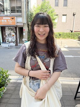 カフ(CAF) CAF FUKO ロングヘア/くるくるパーマ/スパイラル/大阪/心斎橋