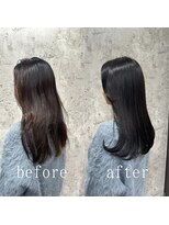 ヨペ(yeope)&nbsp;【暗髪透明感カラー】高濃度水素カラー/ブルーシルバー