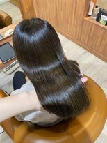 ソワン ドゥ ブレス エルネ 立花店(soin de brace elne)&nbsp;立花駅徒歩5分圏内で叶う、ブリーチなしオリーブブラウン◎