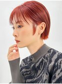 【La fith】小顔カット×ワインレッド