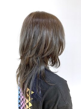 クオリス 上板橋店(QUALIS) ブルーシルバーアッシュブルージュ透明感グラデーションカラー