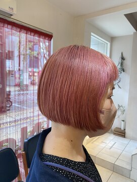 ネオリーブソラ 相模大野店(Neolive sola) 顎上ミニボブ(カラーはご本人がされています。)