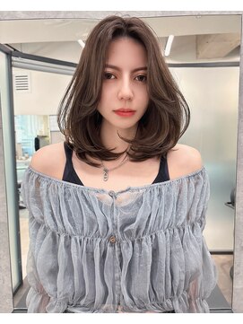 リリー(Lilley) 【lilley 稲永麻衣】レイヤーカット+顔周りカット+韓国ヘア