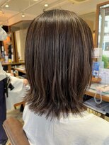 バブ バイネオリーブ(Bab by neolive)&nbsp;ボブルフ/小顔前髪レイヤーカット黒髪ネビージュ