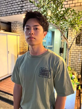 ネルケ 立川(nelke) スパイキーショートパーマツイストスパイラルパーマビジネスヘア