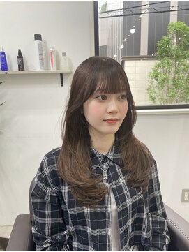 アイズ 横浜(IS) 横浜/mikiya指名/レイヤーカット/顔周りカット