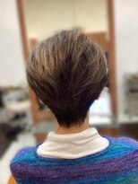 リベーヌプラス 絶壁解消/ひし形/くびれ/斜めバング/60代50代40代/ミセスヘア14B