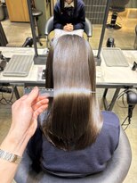 アンフィニー 仙台(ANFINI)&nbsp;髪質改善縮毛矯正レイヤー似合わせカットフェミニンロング顔周り