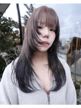 メゾンシアー(Maison Sheer) ホワイトベージュ/デザインレイヤー/2bleach