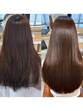 スープル オザキヤマ(SOUPLE.ozakiyama) 【髪質改善x縮毛矯正】SILKストレート