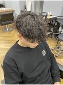 波巻きスパイラルパーマメンズマッシュパーマツイストパーマ