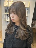 ブリーチなしカラー×シフォンベージュ【みつ】