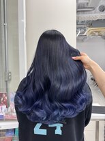 アライブ ハラジュク(ALIVE harajuku)&nbsp;【ALIVE yu-ki 色落ちシルバーのブルーバレイヤージュ】