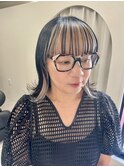 大人のフェイスフレーミングカラー