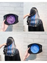 ヘアストーリー レオ(Hair Story RE:O) 【インナーカラー】推しカラーでこだわりデザイン!