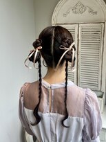 ザザ 高田馬場(ZA/ZA)&nbsp;後ろ姿まで可愛いツインアレンジ◎