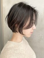 エリマバイフィフス 調布(elima by fifth)&nbsp;ショートヘア顔周りレイヤーブリーチダブルカラーショートボブ