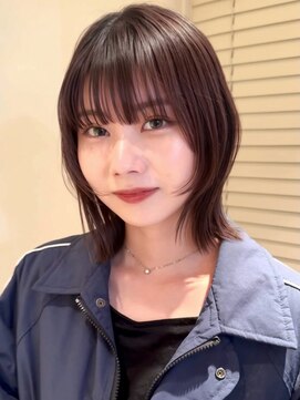 ガーデン 渋谷(GARDEN) ボブ　レイヤーカット　フェイスレイヤー　暖色カラー  髪質改善