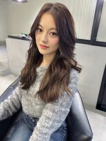 ラ キング(LA KING) 着物ヘア/大人ガーリー/ダークアッシュ/似合わせカット/栄