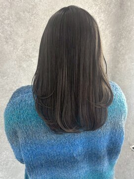 アイリス 天文館店(AIRIS) グレージュ 透明感カラー レイヤーカット 髪質改善ストレート