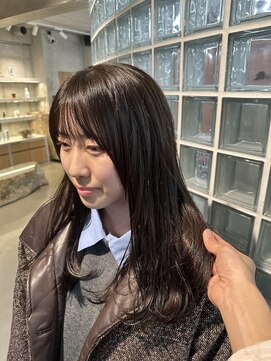 オムズポカ 栄矢場町店(OM's poka) レイヤーカット×オリーブブラウン