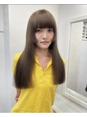 10代20代30代/ショコラベージュ/透明感カラー/ブリーチ/髪質改善