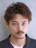 バイフィフス 原宿/表参道(by fifth)&nbsp;メンズシースルーマッシュニュアンスパーマシャドウパーマテテ風