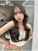 大人上品/レイヤーカット/ハイトーン/くびれヘア
