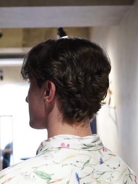 ダウズバーバーショップ 渋谷(dau's barber shop) ミディアムヘア