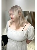 【yui担当】ホワイトブロンド/ホワイトカラー/ホワイトベージュ