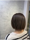 ハイライト馴染ませカラー