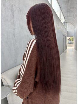 ヒースプール(Heathpool)の写真/感動の指通り!自然な質感の縮毛矯正で、ツヤと柔らかさをあなたの髪に★
