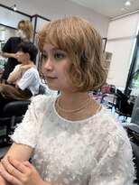 クロードモネエイチツーオーアヴェダ 東京駅ビルTOKIA(CLAUDEmonet H2O AVEDA)&nbsp;ボブパーマ/ヘッドスパ/白髪ぼかし[東京駅/丸の内]