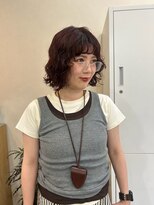 メル ヨコハマ(MeL)&nbsp;ショートパーマヘアレイヤーパーマボブコテ巻きパーマボブパーマ