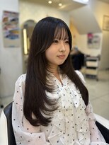 フレア(FLAiR)&nbsp;10代20代顔周りがっつりレイヤーコテ巻きワンカールスタイル