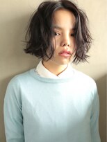 ナヌーク シブヤ(nanuk shibuya) 【nanuk】ダークアッシュ×グラデーションカラー◇クセ毛風ヘア