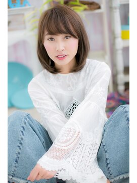 ヘアアンドビューティー ミック(Hair & Beauty miq) ナチュラルフェミニン☆シンプルミディa