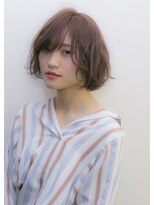 ココヘアアンドスパ(COCO Hair&SPA) ニュアンスカールのショートボブ