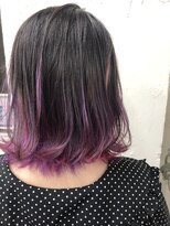 ノラ シンディ(NORA CYNDY)&nbsp;パープルミックスインナーカラー☆