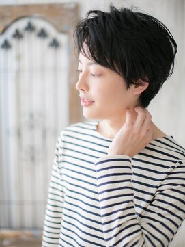 グルーミングサロン バーバー キャッスル 北浦和西口(Grooming salon Barber Castle) 黒髪で好感度◎サイドパートショートD