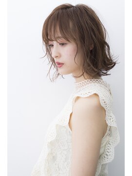 ハナブサ 御経塚店(HANABUSA) 《朝倉華鈴　HANABUSA》ルーズウェーブボブ