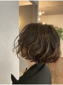 外国人風ショートボブ