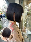小顔ミニボブ