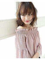 フレームプラス 御堂筋難波店(FRAME +)&nbsp;大人可愛い★ふんわりミディ