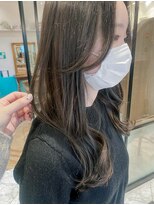 ロンド エスポワール 錦糸町(Lond espoir)&nbsp;【柴田】ミディアムヘアショコラベージュボブルフ魅力倍増カール