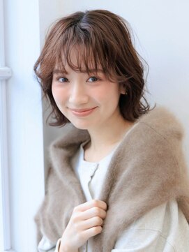 フルールバイリトル 新宿(FLEUR by little) ゆるパーマボブ