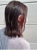 ミディアム×インナーピンク