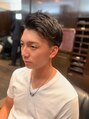 ザバーバー 渋谷(THE BARBER) アクティブショート。2ブロックの爽やかショートスタイル